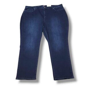 NYDJ Emma Relaxed Jeans Womens 28W Lift‎ Tuck High Rise